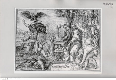 Vorderseite von Istituto Nazionale per la Grafica [http://creativecommons.org/publicdomain/mark/1.0/] Das Opfer der Iphigenie - , bh495059. Foto.