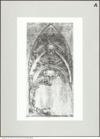 Vorderseite von Museum [https://www.deutsche-digitale-bibliothek.de/content/lizenzen/rv-ez/] Studie für eine Deckendekoration in der Cappella Cospi (Bologna) - , bh495099_recto. Foto.