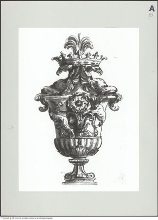 Vorderseite von Museum [https://www.deutsche-digitale-bibliothek.de/content/lizenzen/rv-ez/] Entwurf für eine Vase - , bh495100_recto. Foto.