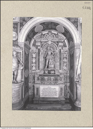 Vorderseite von ICCD [https://www.deutsche-digitale-bibliothek.de/content/lizenzen/rv-ez/] Grabmal des Paolo Sangro - Gesamtansicht, bh495955_recto. Foto.