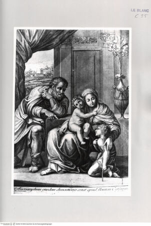 Vorderseite von Hutzel, Max [http://creativecommons.org/publicdomain/mark/1.0/] Die Heilige Familie mit dem Johannesknaben - , bh496139. Foto: Hutzel, Max.