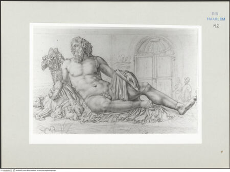 Vorderseite von Teylers Museum [http://creativecommons.org/publicdomain/mark/1.0/] Römische StudienmappeDer Tiber - , bh496300_recto. Foto.