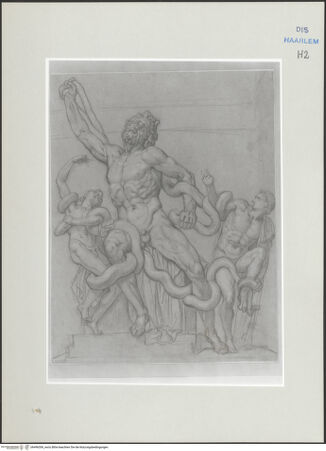 Vorderseite von Teylers Museum [http://creativecommons.org/publicdomain/mark/1.0/] Römische StudienmappeLaokoon - , bh496306_recto. Foto.