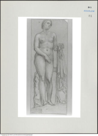 Vorderseite von Teylers Museum [http://creativecommons.org/publicdomain/mark/1.0/] Römische StudienmappeDie sogenannte Venus ex Balneo - , bh496313_recto. Foto.