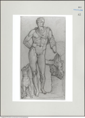 Vorderseite von Teylers Museum [http://creativecommons.org/publicdomain/mark/1.0/] Römische StudienmappeMeleager - , bh496324_recto. Foto.