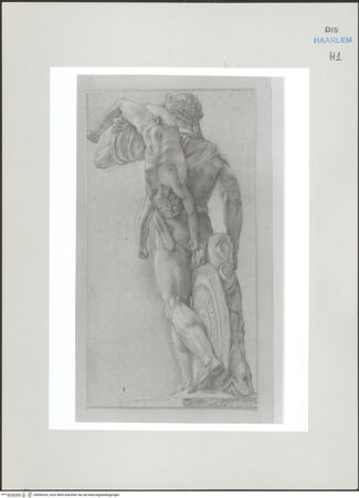 Vorderseite von Teylers Museum [http://creativecommons.org/publicdomain/mark/1.0/] Römische StudienmappeDer sogenannte Commodus als Gladiator - , bh496326_recto. Foto.