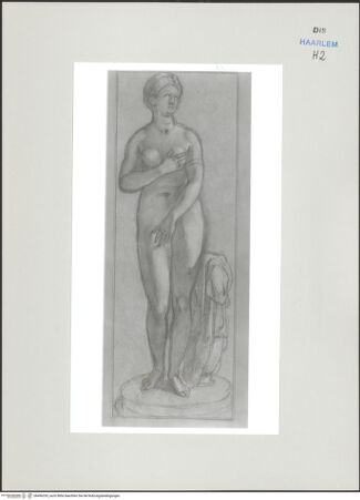 Vorderseite von Teylers Museum [http://creativecommons.org/publicdomain/mark/1.0/] Römische StudienmappeVenus - , bh496335_recto. Foto.