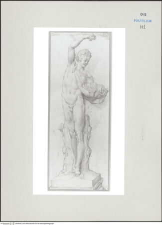 Vorderseite von Teylers Museum [http://creativecommons.org/publicdomain/mark/1.0/] Römische StudienmappeSatyr - , bh496336_recto. Foto.