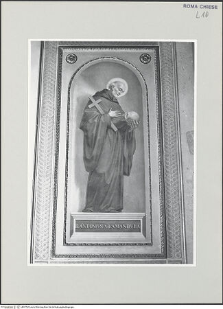 Vorderseite von Sopr. BAS ROMA [https://www.deutsche-digitale-bibliothek.de/content/lizenzen/rv-ez/] Vier selige AugustinerDer selige Antonius Amandula - , bh497265_recto. Foto.