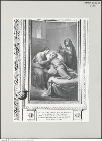 Vorderseite von Sopr. BAS ROMA [https://www.deutsche-digitale-bibliothek.de/content/lizenzen/rv-ez/] Szenen aus dem Leben JosephsTod Josephs - , bh497275_recto. Foto.