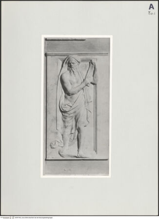 Vorderseite von Brogi [https://www.deutsche-digitale-bibliothek.de/content/lizenzen/rv-fz/] Stehender Prophet, ehemals Teil der Chorbrüstung des Doms Santa Maria del Fiore in Florenz - , bh497462_recto. Foto.