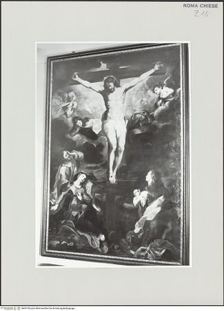 Vorderseite von Sopr. BAS ROMA [https://www.deutsche-digitale-bibliothek.de/content/lizenzen/rv-ez/] Kreuzigung - , bh497918_recto. Foto.