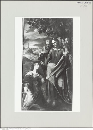 Vorderseite von Sopr. BAS ROMA [https://www.deutsche-digitale-bibliothek.de/content/lizenzen/rv-ez/] Noli me tangere - , bh497925_recto. Foto.