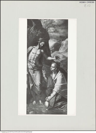 Vorderseite von Sopr. BAS ROMA [https://www.deutsche-digitale-bibliothek.de/content/lizenzen/rv-ez/] Noli mi tangere - , bh497929_recto. Foto.