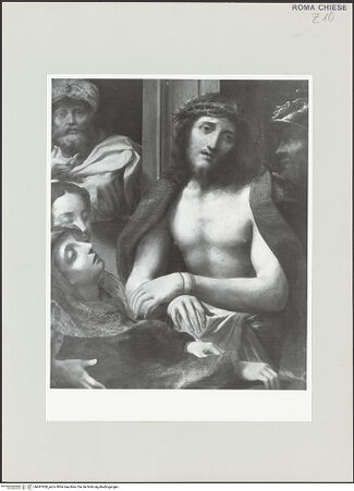 Vorderseite von Sopr. BAS ROMA [https://www.deutsche-digitale-bibliothek.de/content/lizenzen/rv-ez/] Ecce Homo - , bh497930_recto. Foto.