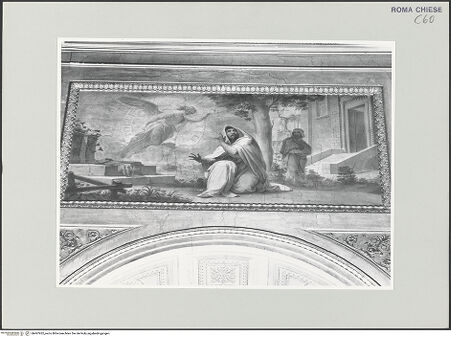 Vorderseite von unbekannt [https://www.deutsche-digitale-bibliothek.de/content/lizenzen/rv-ez/] Szenen aus dem Leben des heiligen AugustinusBerufung des Heiligen - , bh497932_recto. Foto.