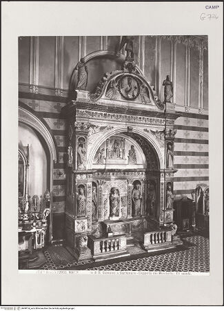 Vorderseite von Alinari [https://www.deutsche-digitale-bibliothek.de/content/lizenzen/rv-ez/] Cappella Miroballo - Gesamtansicht, bh498134_recto. Foto.