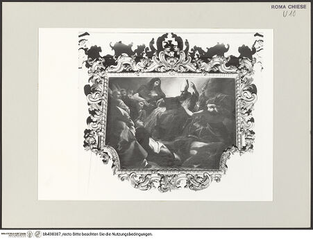 Vorderseite von Sopr. BAS ROMA [https://www.deutsche-digitale-bibliothek.de/content/lizenzen/rv-ez/] Der heilige Augustinus, die heilige Monika und der heilige Thomas von Villanueva - , bh498387_recto. Foto.