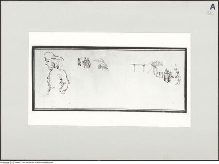 Vorderseite von Bibliotheca Hertziana [https://www.deutsche-digitale-bibliothek.de/content/lizenzen/rv-fz/] Junger Soldat, Lagerszene - , bh498812_recto. Foto.