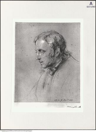 Vorderseite von Bibliotheca Hertziana [https://www.deutsche-digitale-bibliothek.de/content/lizenzen/rv-fz/] Porträt eines Unbekannten - , bh498926_recto. Foto.