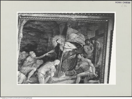 Vorderseite von Sopr. BAS ROMA [https://www.deutsche-digitale-bibliothek.de/content/lizenzen/rv-ez/] Passion Christi und Ereignisse bis zur HimmelfahrtChristus in der Vorhölle - , bh499015_recto. Foto.