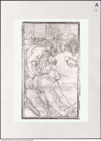 Vorderseite von Statens Konstmuseer [https://www.deutsche-digitale-bibliothek.de/content/lizenzen/rv-ez/] Linker Teil einer "Anbetung der Hirten" - , bh499218_recto. Foto.