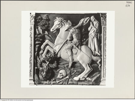 Vorderseite von Sigismondi, Roberto [https://www.deutsche-digitale-bibliothek.de/content/lizenzen/rv-fz/] Der heilige Georg tötet den Drachen - Gesamtansicht, bh499824_recto. Foto: Sigismondi, Roberto.