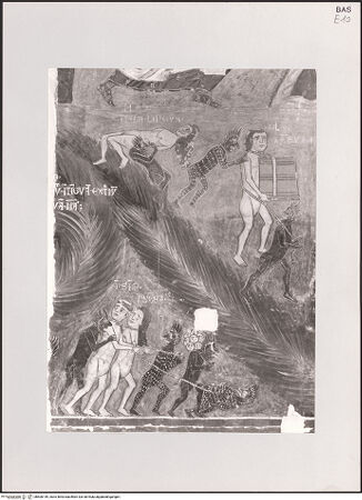 Vorderseite von Deckers-Matzko [https://www.deutsche-digitale-bibliothek.de/content/lizenzen/rv-ez/] Jüngstes Gericht, Heiligen und MadonnaJüngstes Gericht - Ausschnitt, die Verdammten werden von Teufeln gepeinigt, bh500149_recto. Foto: Deckers-Matzko, R.J..