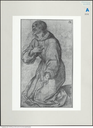 Vorderseite von Réunion des Musées Nationaux [https://www.deutsche-digitale-bibliothek.de/content/lizenzen/rv-ez/] Franz von Assisi - , bh500258_recto. Foto.