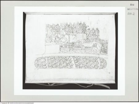 Vorderseite von Centre Canadien d'Architecture [https://www.deutsche-digitale-bibliothek.de/content/lizenzen/rv-ez/] Berrettini, Pietro, studi d'architettura e disegni originaliTorus und untere zwei Streifen der Trajanssäule - , bh500904_recto. Foto.