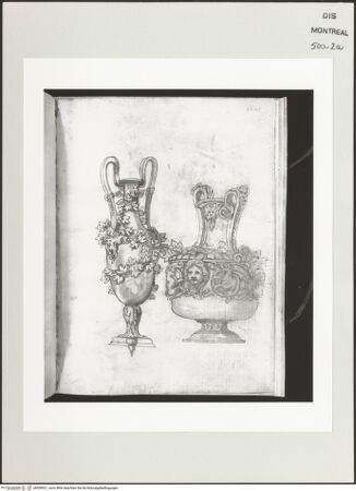 Vorderseite von Centre Canadien d'Architecture [https://www.deutsche-digitale-bibliothek.de/content/lizenzen/rv-ez/] Berrettini, Pietro, studi d'architettura e disegni originaliAntikische Vasen - , bh500921_recto. Foto.