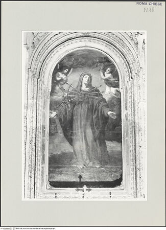 Vorderseite von Sopr. BAS ROMA [https://www.deutsche-digitale-bibliothek.de/content/lizenzen/rv-ez/] Schmerzensmutter - , bh501390_recto. Foto.