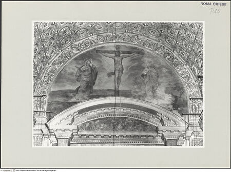 Vorderseite von Sopr. BAS ROMA [https://www.deutsche-digitale-bibliothek.de/content/lizenzen/rv-ez/] Szenen der Passion ChristiKreuzigung - , bh501394_recto. Foto.