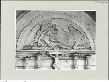 Vorderseite von Sopr. BAS ROMA [https://www.deutsche-digitale-bibliothek.de/content/lizenzen/rv-ez/] Vier biblische SzenenBeweinung Christi - , bh501421_recto. Foto.