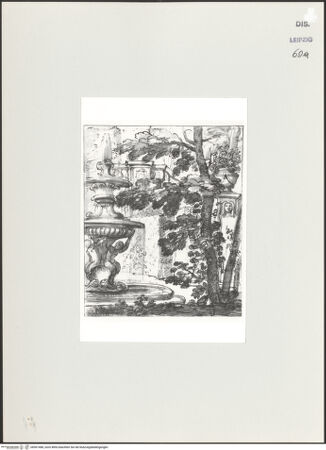 Vorderseite von Museum der bildenden Künste [https://www.deutsche-digitale-bibliothek.de/content/lizenzen/rv-ez/] Landschaft mit Brunnen - , bh501488_recto. Foto.