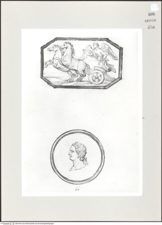 Vorderseite von Museum der bildenden Künste [https://www.deutsche-digitale-bibliothek.de/content/lizenzen/rv-ez/] Antike Szene und Medaillon - , bh501499_recto. Foto.