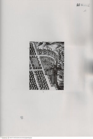 Vorderseite von Bibliotheca Hertziana [http://creativecommons.org/publicdomain/mark/1.0/] Villa d'Este, Tivoli - Detail rechts, bh501701. Foto: Lamb, Carl.