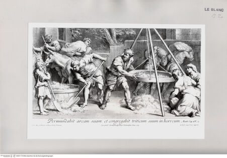 Vorderseite von Istituto Nazionale per la Grafica [http://creativecommons.org/publicdomain/mark/1.0/] Szenen aus der Sockelzone in der Stanza di EliodoroDas Sieben des Getreides - , bh501770. Foto.