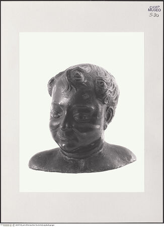 Vorderseite von Sopr. BAS NA [https://www.deutsche-digitale-bibliothek.de/content/lizenzen/rv-ez/] Kopf eines Putto - Seitenansicht, bh502149_recto. Foto.