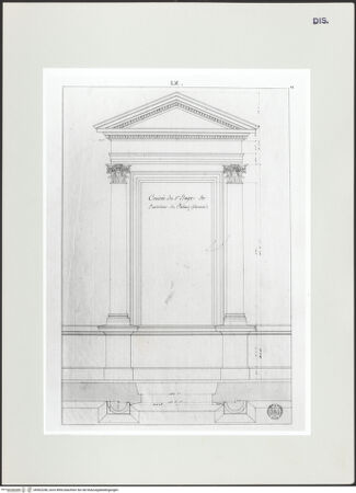 Vorderseite von Bibliothèque Municipale, Service Photographique [https://www.deutsche-digitale-bibliothek.de/content/lizenzen/rv-ez/] Examen des édifices de RomeNr. 86: Fenster des Palazzo Farnese - , bh502248_recto. Foto.
