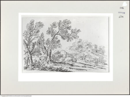 Vorderseite von Museum der bildenden Künste [https://www.deutsche-digitale-bibliothek.de/content/lizenzen/rv-ez/] Landschaft - , bh502323_recto. Foto.