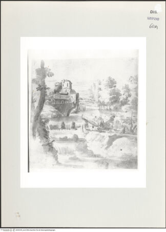 Vorderseite von Museum der bildenden Künste [https://www.deutsche-digitale-bibliothek.de/content/lizenzen/rv-ez/] Landschaft - , bh502339_recto. Foto.