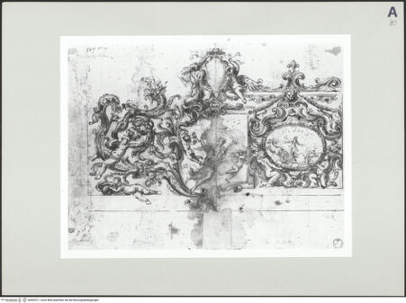 Vorderseite von Soprintendenza, Gabinetto Fotografico [https://www.deutsche-digitale-bibliothek.de/content/lizenzen/rv-ez/] Dekorationsentwurf - , bh502511_recto. Foto.