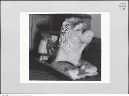 Vorderseite von Pedicini, Luciano [https://www.deutsche-digitale-bibliothek.de/content/lizenzen/rv-ez/] Zwei Löwen - Löwe, bh503978_recto. Foto: Pedicini, Luciano.