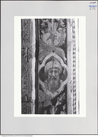 Vorderseite von Pedicini, Luciano [https://www.deutsche-digitale-bibliothek.de/content/lizenzen/rv-ez/] Dekoration der Fensterlaibungen - Dekorationen eines Langhausfensters, Ausschnitt, bh504018_recto. Foto: Pedicini, Luciano.