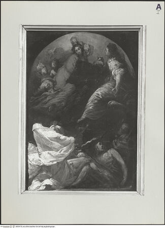 Vorderseite von Musée des Beaux-Arts de Nantes [https://www.deutsche-digitale-bibliothek.de/content/lizenzen/rv-ez/] Der heilige Benedikt in der Glorie - , bh504153_recto. Foto.