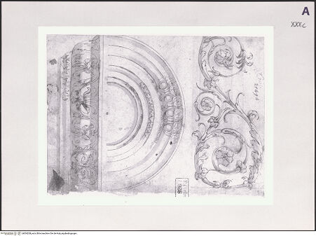 Vorderseite von Réunion des Musées Nationaux [https://www.deutsche-digitale-bibliothek.de/content/lizenzen/rv-ez/] Ornamentstudien - , bh504208_recto. Foto.