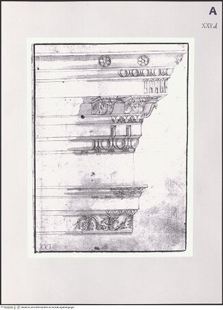 Vorderseite von Réunion des Musées Nationaux [https://www.deutsche-digitale-bibliothek.de/content/lizenzen/rv-ez/] Gebälkstudie - , bh504219_recto. Foto.