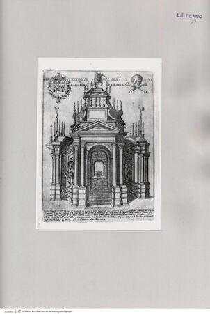 Vorderseite von Museo di Roma? [http://creativecommons.org/publicdomain/mark/1.0/] Katafalk für Alessandro Farnese in Santa Maria in Aracoeli - , bh504360. Foto.