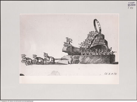 Vorderseite von Sopr. BAS NA [https://www.deutsche-digitale-bibliothek.de/content/lizenzen/rv-ez/] Allegorischer Triumphwagen - Gesamtansicht, bh504607_recto. Foto.